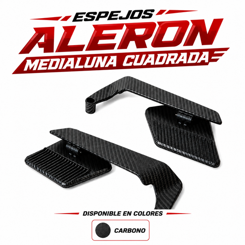 Espejos Alerón | Medialuna Cuadrada | Envió Gratis